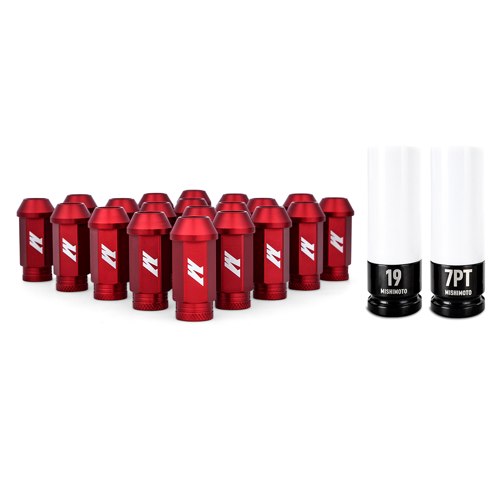 Mishimoto — Mishimoto Aluminum Locking Lug Nuts M12x1.25 20pc Set Red
Wheel Lug Nut - view 9